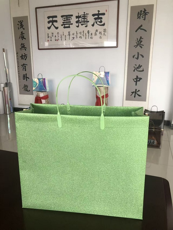 Beg Tote Sparkly Baharu RGS PACKAGING Kini Tersedia-Beg Tote Hadiah Berlapis Filem Berkilauan