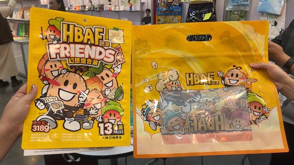 Pembungkusan RGS Membuat Beg Beg Beg Berdiri Zip Bermeterai Tiga Tepi Tersuai