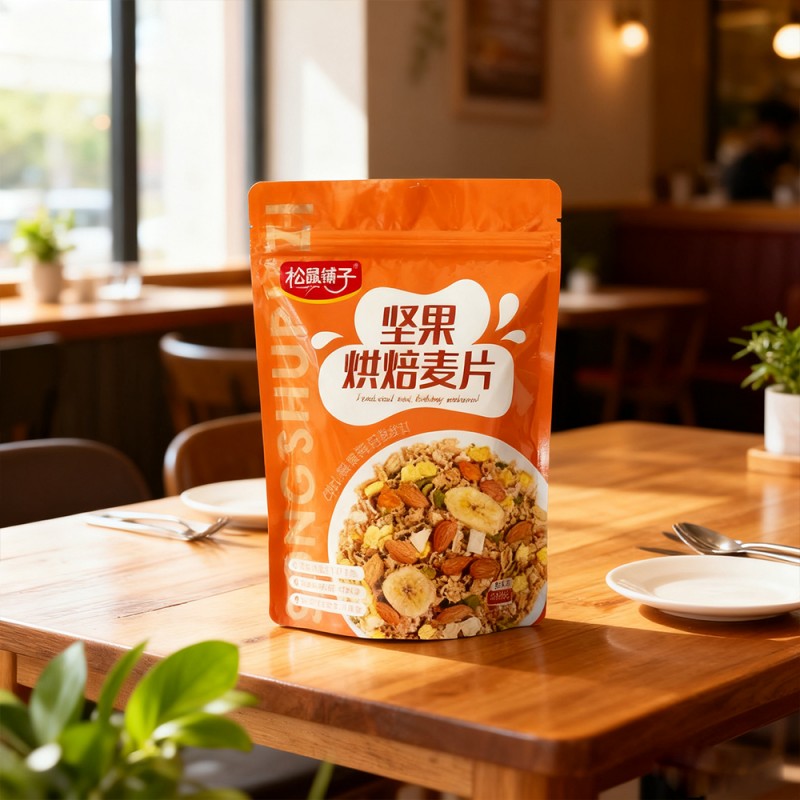 Beg Poket Berdiri Zip Bermeterai Tiga Tepi